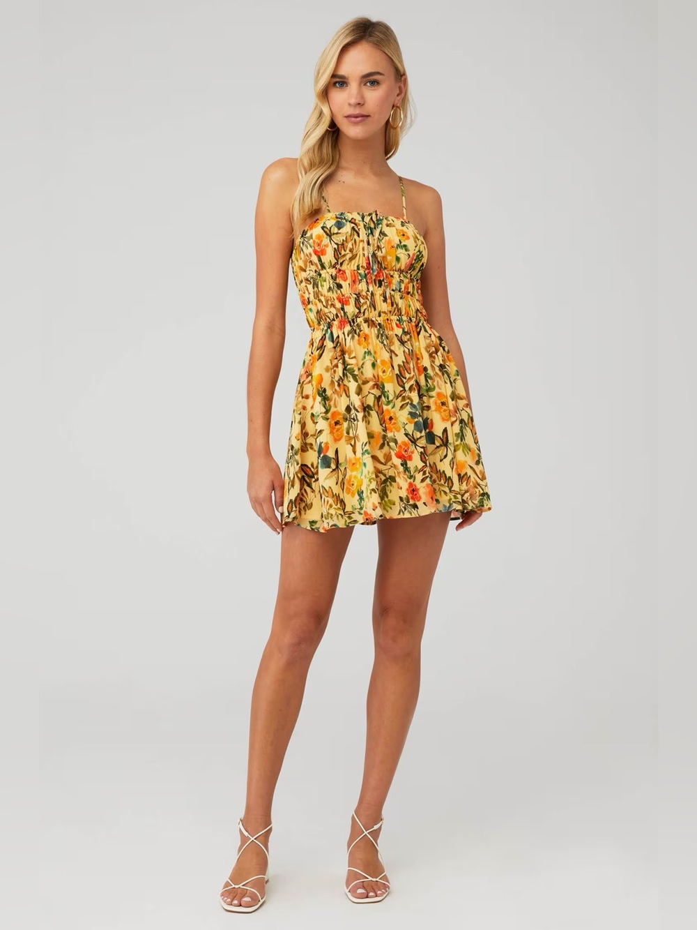 Rays For Days *Flaw Women's Darya Floral Mini Dress Size Medium